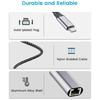 USB C to Ethernet Adapter Type C to Ethernet LAN Networking Adapter Gigabit RJ45 Internet Adapter for Laptop Desktop