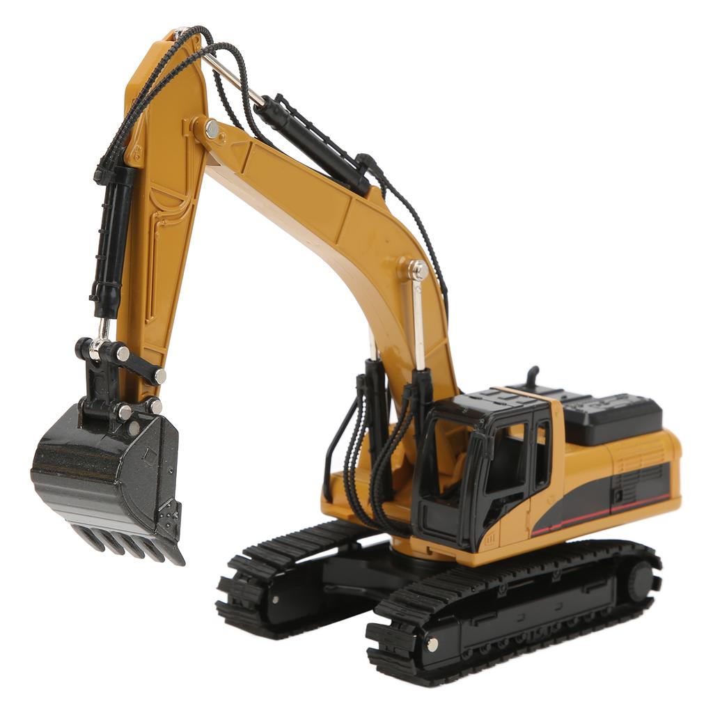 Model statyczny koparki 1:Koparka Stopowa w Skali 50 Pojazd Budowlany Zabawka dla Dzieci i do Domu