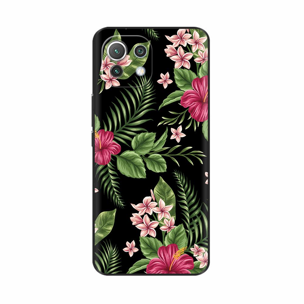 For Xiaomi Mi 11 Lite 5G NE Case Painted Soft Silicon Phone Back Cover For Xiomi Mi 11 Lite Case Mi 11 Lite Mi11 11i Shell Cover