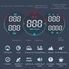 G17 Car HUD GPS+Beidou Chip Head Up Display LCD Speedometer Slope Meter Driving Distance Compass Overspeed Alarm For All Cars