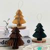 Christmas Holiday 3D Honeycomb Orb, Foldable Paper Decor, Desktop Hanging Xmas Ornament for Navidad