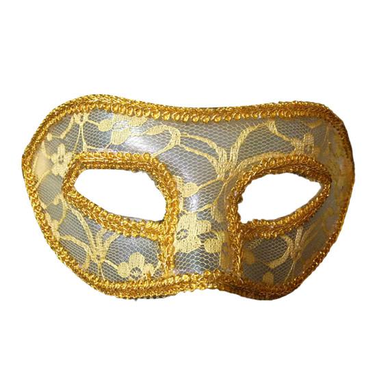 Fancy Handmade Solid Color Party Eye Cover Venetian Evening Prom Face Costumes Accessory
