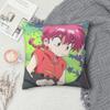 Anime Ranma Quadratischer Kissenbezug Kissenbezug Kissen Reißverschluss Dekorativ Komfort Wurfkissen für Zuhause Sofa