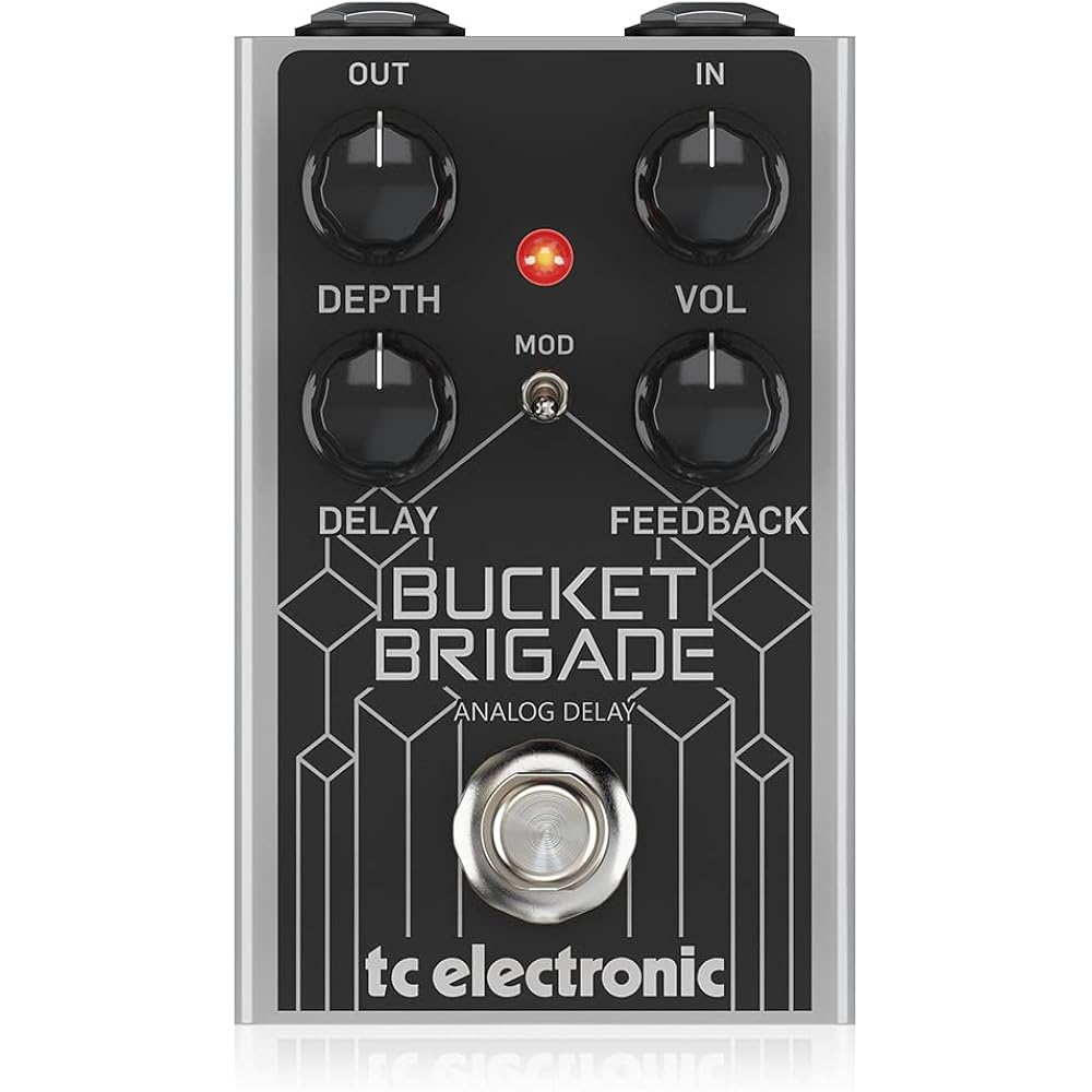 TC Electronic Analog Delay Pedal, Vintage Sound, BBD Circuit, All-Analog BBD Circuit Design, Opti...