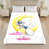 Coperta in Flanella con Stampa Diddl Calda e Accogliente Coperta Morbida in Peluche per Letto Divano Divano Uso Domestico Interno