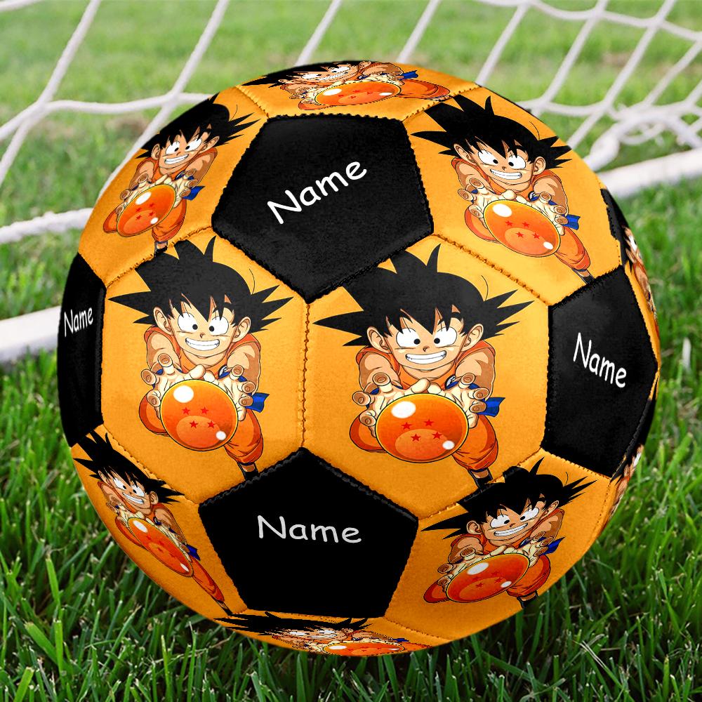 Custom Name Dragon Ball Theme Size 5 Soccer Ball, Suitable for Both Indoor and Outdoor Matches, a Gift Suitable for Everyone.