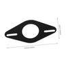 HORIALENCE 2PCS Car Audio Bracket Tweeter Mount Ring Car Pin