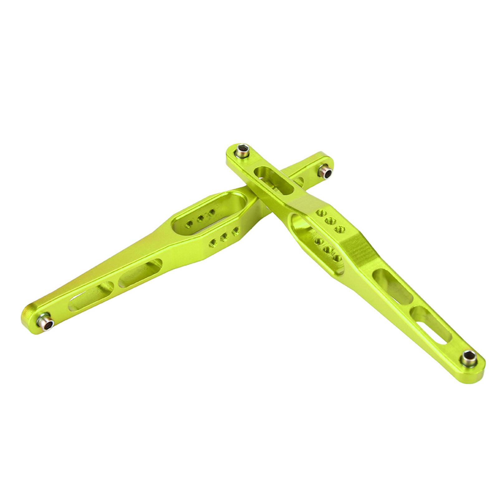 

2pcs Rear Trailing Arms Lower Suspension Arm Lever for WLtoys 1 12 12428 RC Car (Green 0023G)