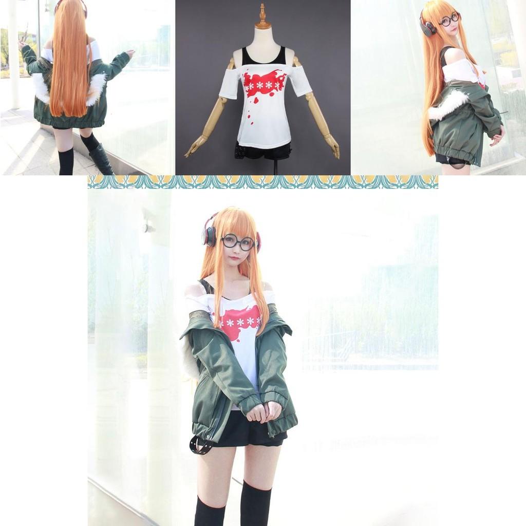 Persona 5 Costume Navi Cosplay Outfit With Polyester Fabric For Halloween Parties