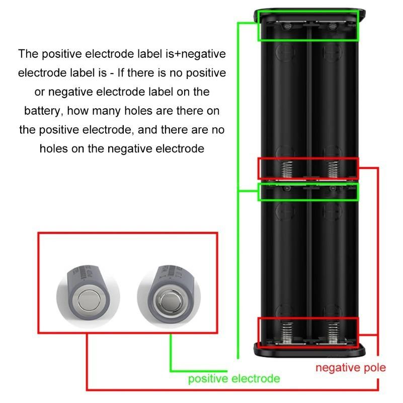 USB Type C Port Design 8X18650 Power Bank Case 22.5W Fast Charging Battery Box For 18650 Battery Storage Power Bank DIY Shell