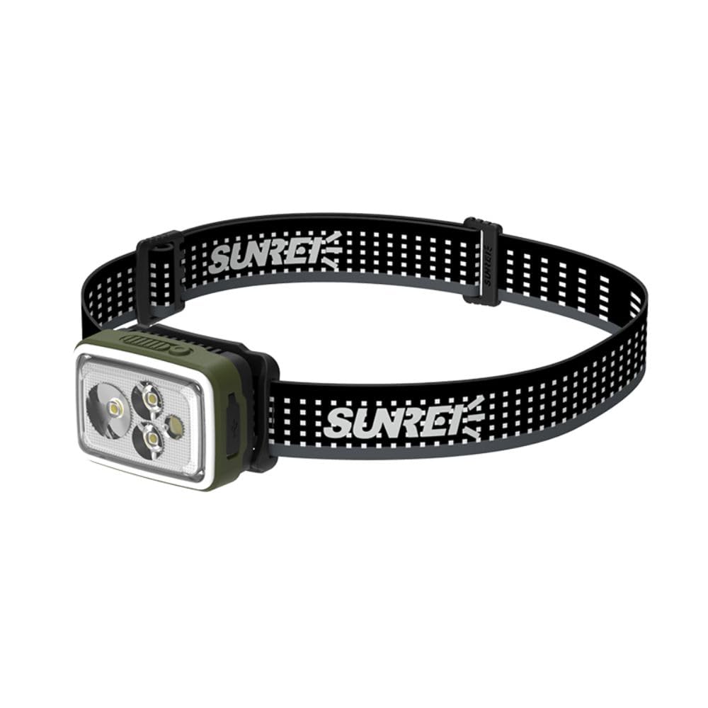 

SUNREI TWILIGHT500 Rechargeable LED 500 with Ideal for Outdoor Activities like Mountain and Includes Japanese Instruction Manual Headlight, Lumens, зелёный