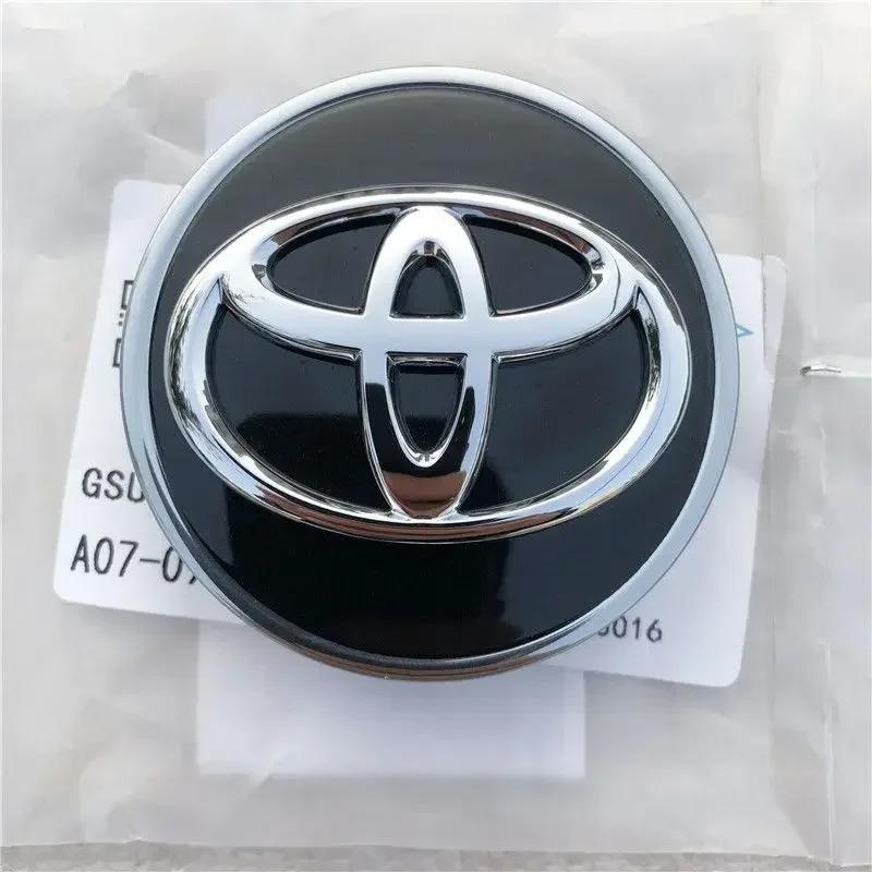 4pcs 57+62mm Car Wheel Center Cap Logo Hub Cover Badge Emblem For Toyota Corolla Yaris CHR Rav4 Auris Avensis Camry Land Cruiser