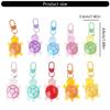 10 Pack Assorted Glowing Turtles Keychains Vibranting Color Easy to Use and Sturdy Materials for All Ages Daily Use