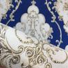 Luxury Damask Vinyl Wallpaper PVC Wall Paper Roll White Black Blue Red Waterproof Wall Cover Living Room Bedroom Home Decoration