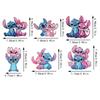 6Pcs Hugs and Kisses Series Diamond Art Fridge Magnet Diamond Painting Refrigerator Magnet DIY Fridge Stickers for Fridge Whiteboards