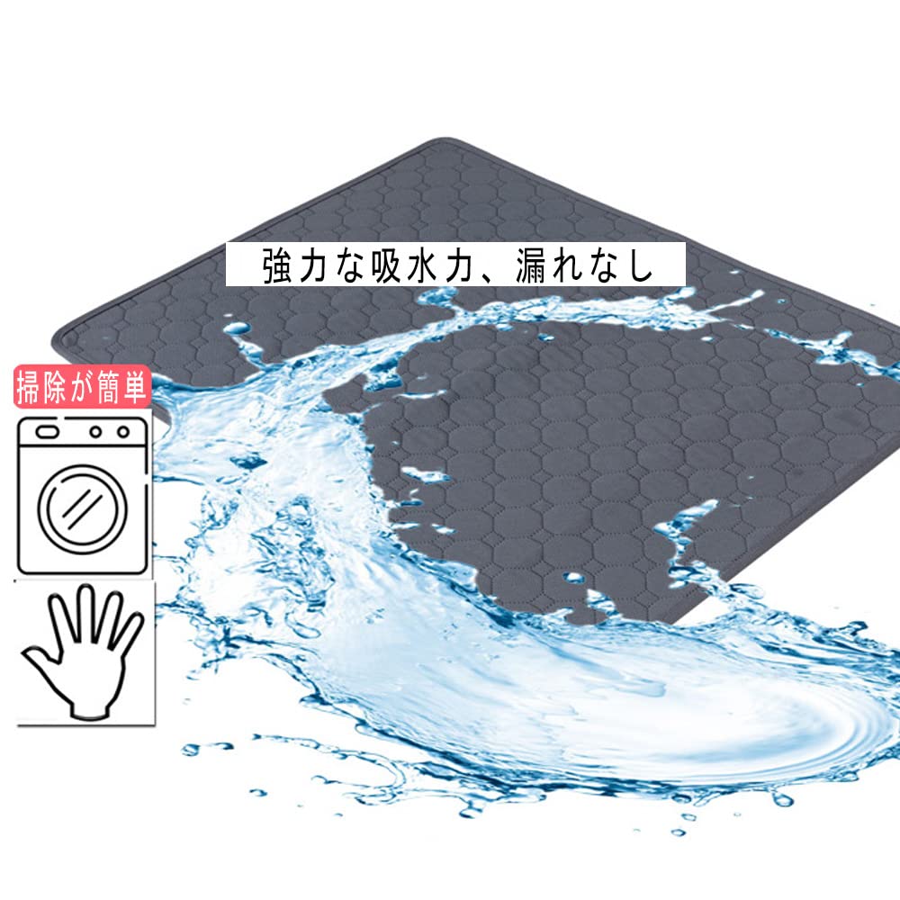 2 Pieces Washable Pet Sheets Pee Pads for Dogs and Cats Pet Underlay Mat Quick Dry Waterproof Leak Proof Medium Large Dogs and Cats Pee Pads for Dogs