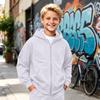 Kinder Kapuzenpullover mit Reißverschluss Sport-Sweatshirt Jacke für Jungen und Mädchen Freizeit Outdoor Kleidung