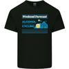 Cycling Weekend Forecast Funny Beer Alcohol Unisexs Light Cotton TShirt
