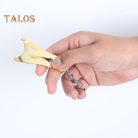 Portable Thread Size Checker Keychain Precision Thread Ruler Precise Nut And Bolt Thread Checker Inch Metric Hexagon Nut Thread Measuring Gauge