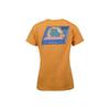 Logo Print Short Sleeve T-Shirt Women Tops Yellow VN0A4MNK50X