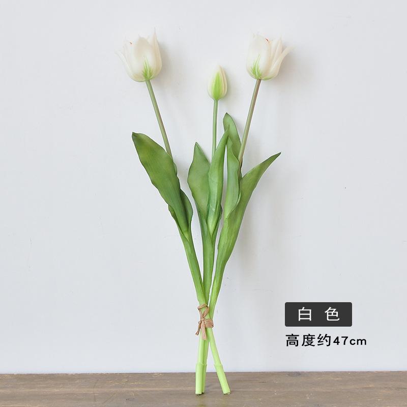 Real Touch Artificial Tulips High Quality Luxury Silicone Fake Flowers for Home Wedding Decoration Bride Bouquet Elegant Decor