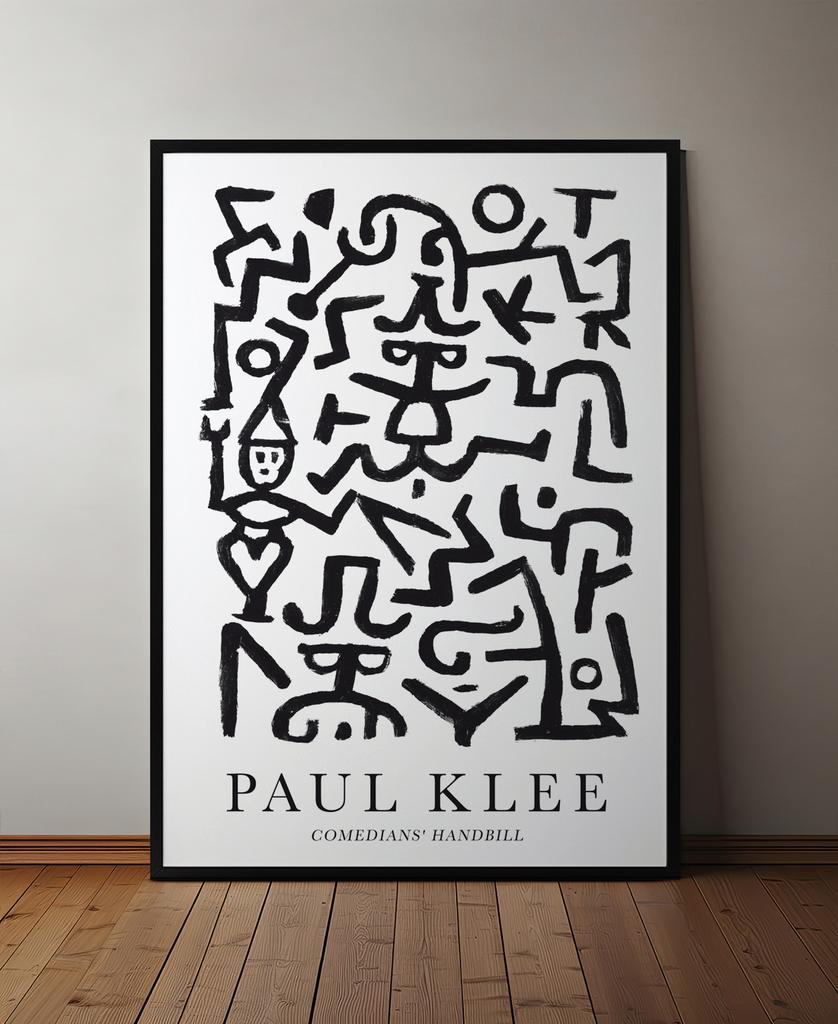 Poster Paul Klee Black and White