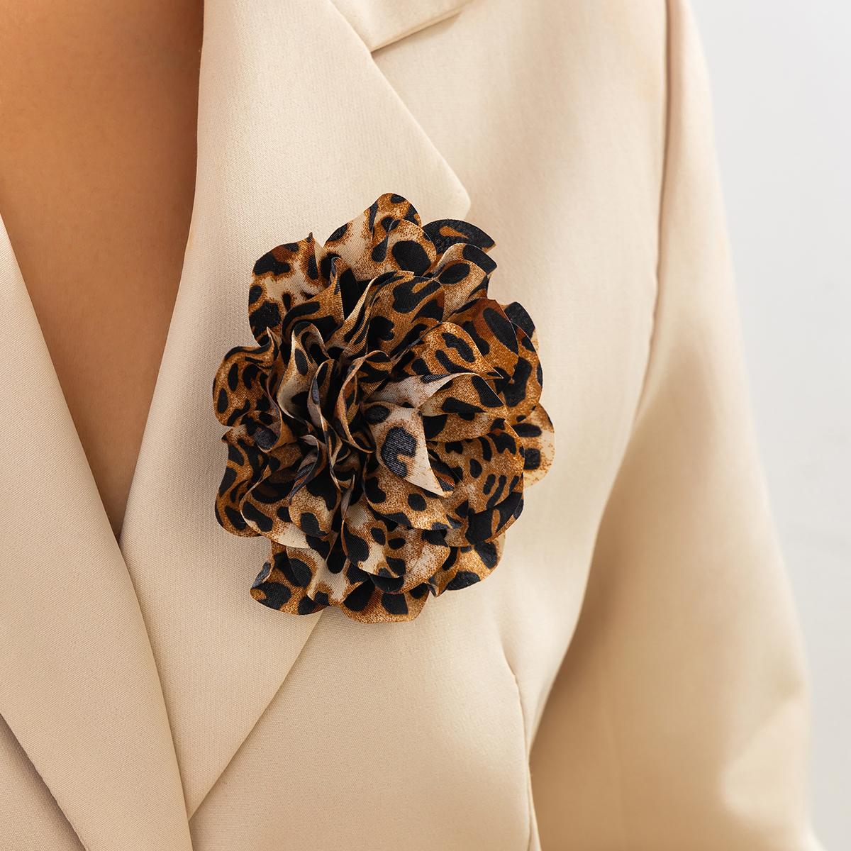 

Ingemark Exaggerate Multi-layer Cloth Fabric Flower Stylish Brooch Handcrafted Suit Sweater Decor Pins Brooches Accessorie Gift
