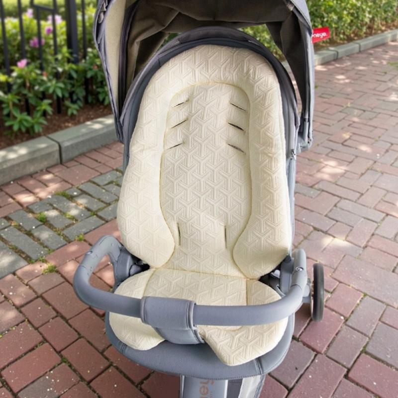 Strollers Seat Insert 5PCS Cotton Polyester Blend Double Sided Summer Winter Use Easy To Clean Secure with Pillow