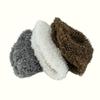 Cappello da pescatore invernale da donna in lana di agnello, cappello a cloche alla moda, cappello caldo con tesa larga, cappello da donna WGLUVF taglia unica per tutte