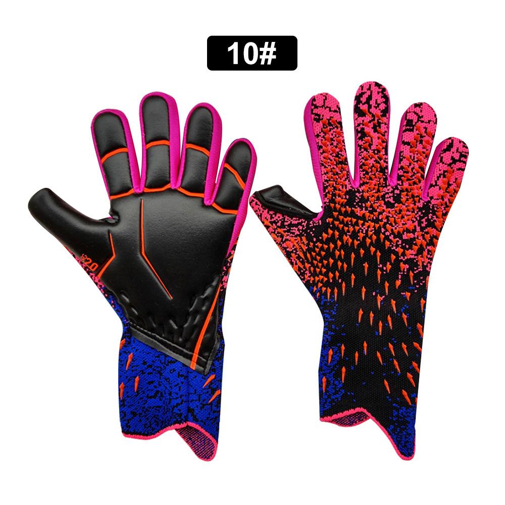Goalkeeper Gloves Strong Grip for Soccer Goalie Goalkeeper Gloves with Size 6/7/8/9/10 Football Gloves for Kids Youth and Adult