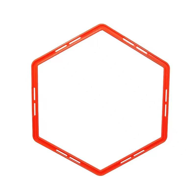 Hexagonal Agility Ring: Multi-functional Training Aid for Kids' Fitness and Sports