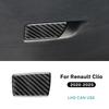 Naklejka wewnętrzna w stylu włókna węglowego do Renault Clio 5 MK5 2020 2021 2022 2023 2024 2025 LHD RHD Panel wewnętrzny