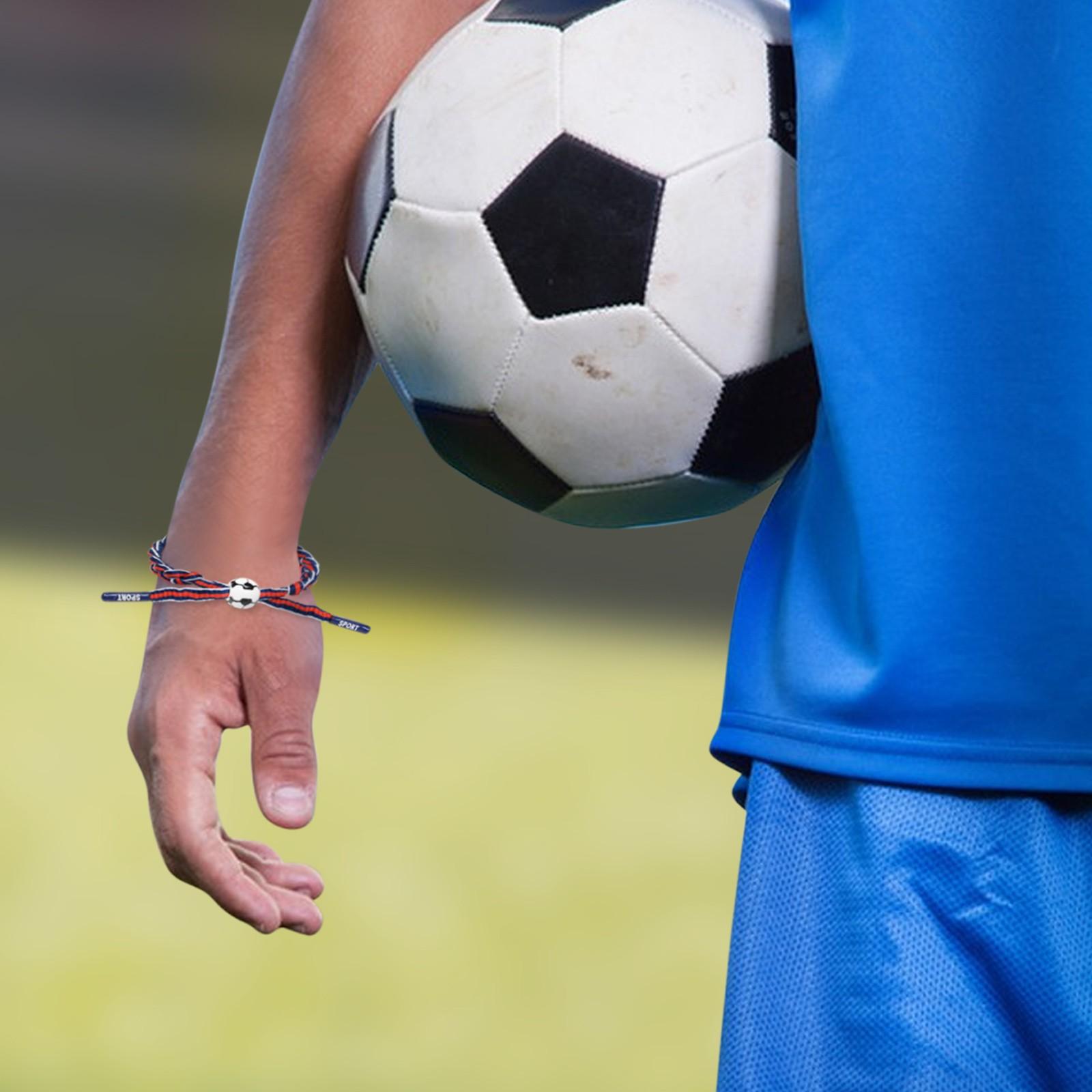 

Тканый браслет с идентификацией поддержки болельщиков футбольной команды One Size