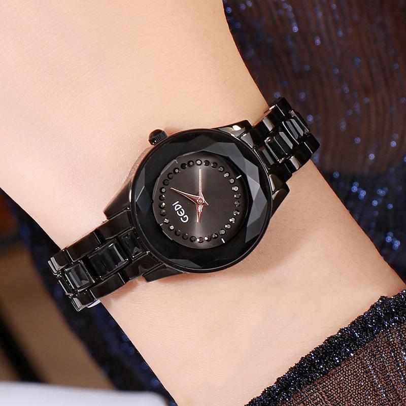 Diamond Fashion Girls Watch Personalized Steel Belt Quartz Watch Colorful Casual Women S Watch
