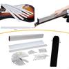 Luthier Tool Kit Feeler Gauge Measuring Repair Portable Neck Notched Straight Edge Guitar Fret