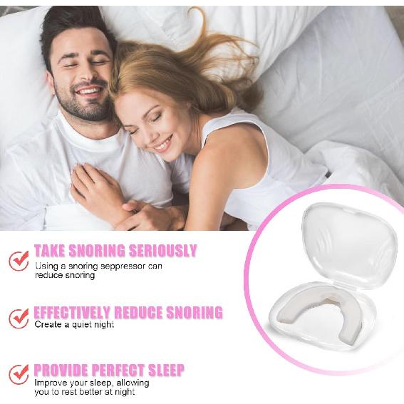 Anti-Snore Mouthguard - Anti-Snoring Device, Anti-Snoring Mouthpiece Reduce Snoring, Do Not Disturb Others to Rest and Rest Easily and Quietly All