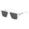 Xiaomi Óculos de Sol Quadrados Y2K para Homens e Mulheres, Haste de Metal Dourado com Decoração, Lentes Piloto Oversized para Festa, Rua, Viagem, Proteção UV400
