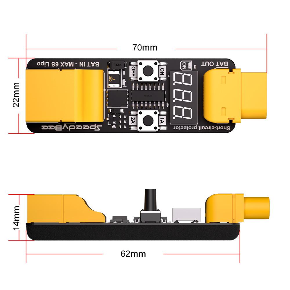 

SpeedyBee F405 V5 Stack F405 V5 FC 32-Bit 55A 4in1 ESC 3-6S LiPo 30.5x30.5mm 16MB ICM42688P Gyro For RC FPV Racing Drone Anti Short Circuit
