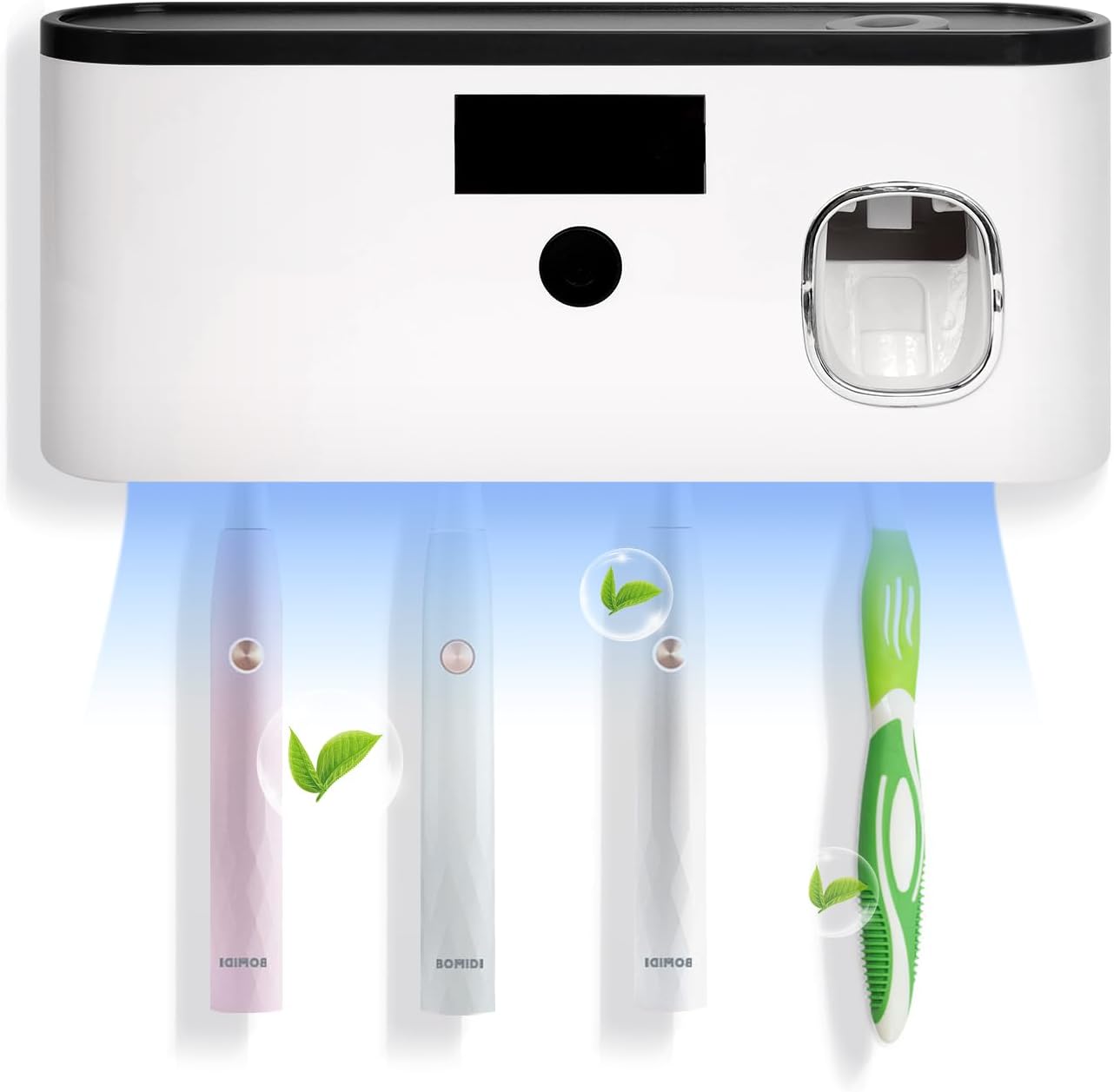 Sterilization Holder for Bathrooms USB Rechargeable Toothbrush Holder Wall Mounted Toothbrush Sterilization United States