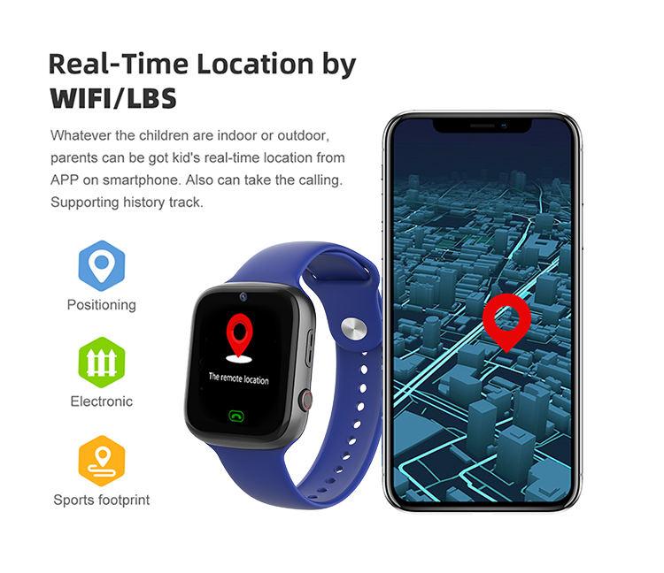 Kids 4G SIM Card Smartwatches GPS Tracker C90 Children Call Watch Sim Card Smart Watch for Kids Student Watches