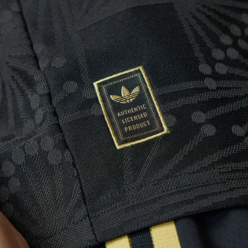 adidas Mexico Gold Jersey Black Men Tops JF2639