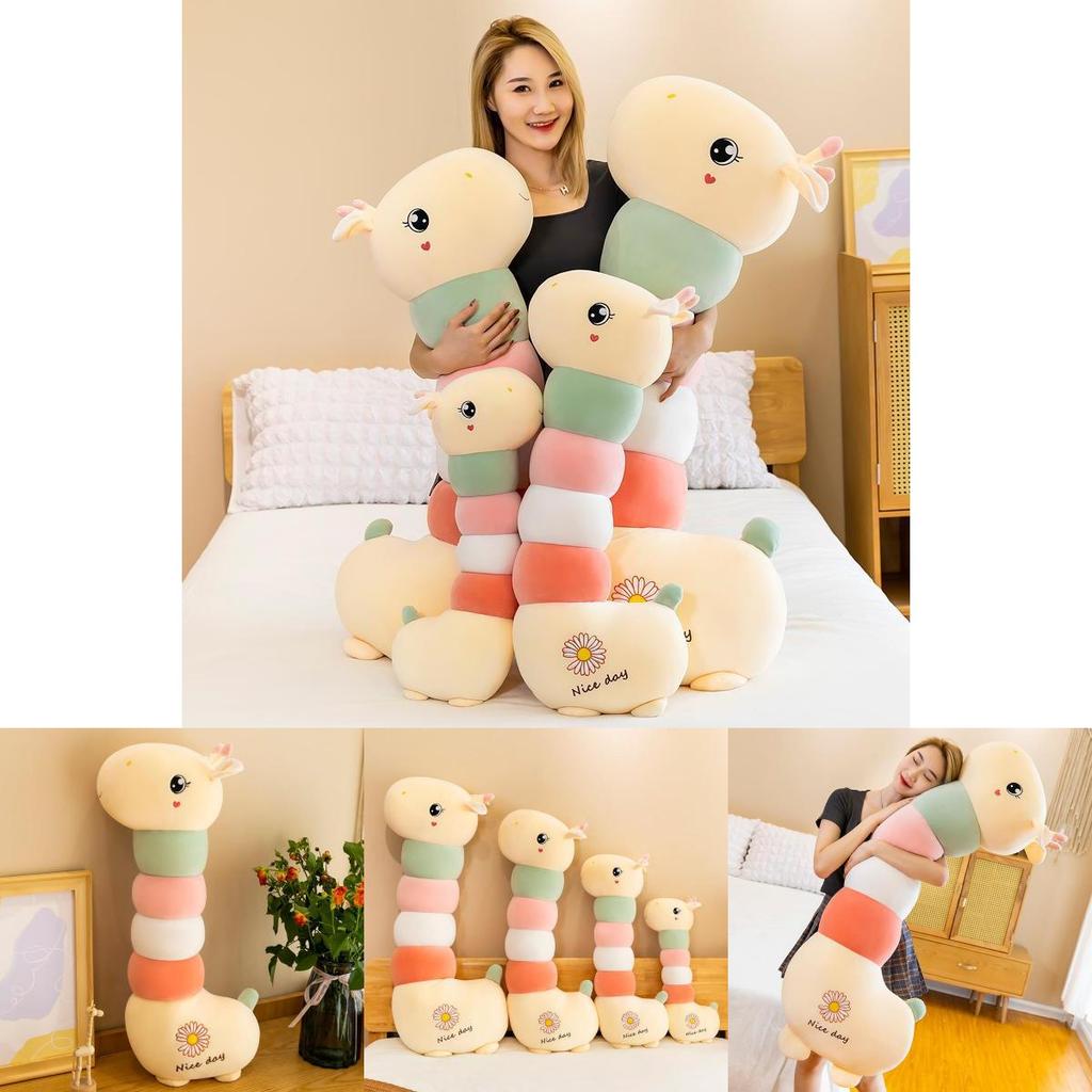 Adorable Rainbow Giraffe Plush Toy Pillow Soft Doll Perfect Gift For Girls