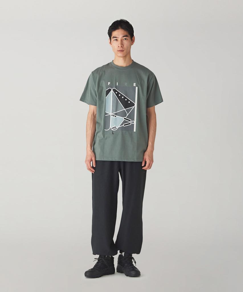 Sweatpants Bonfire Sweatpants Black [Snow Peak] PA-24AU104