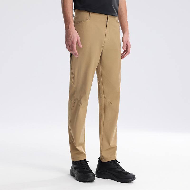 Men's Quick-Dry Windproof Outdoor Softshell Pants - Stretch, Water-Repellent, Casual Sports Style for Spring and Autumn