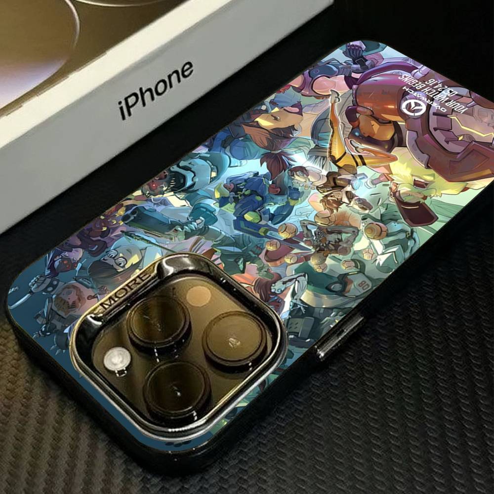Game O-OverwatchS Phone Case For iPhone 17 16 15 14 13 12 11 Pro Max PLUS Colorful Shockproof Cover iPhone 16 pro