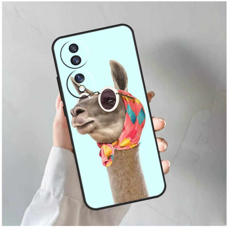 Lama Llama Alpaca For Honor Magic 5 6 7 8 Pro Case For Honor 200 400 Lite 50 70 90 X8c X8b X9a X9b X9c X9d Win