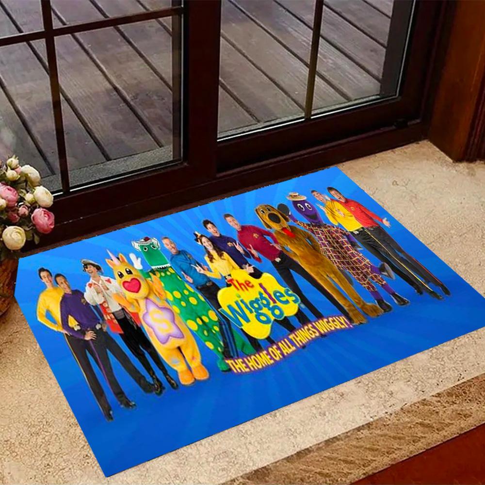Tappeti Antiscivolo a Tema The Wiggles Singing Show - Arredamento per la Casa in Poliestere, Adatti per Camere da Letto, Soggiorni, Ingressi, Studi e Decorazioni