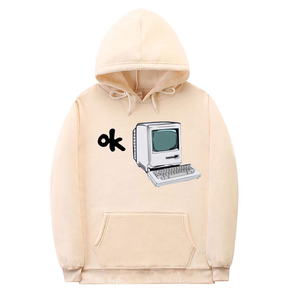 Radiohead Ok Computer Britse Rock Band Grafische Hoodie Album Bedrukte Hoodies Mannelijke Punk Sweatshirts Unisex Vrouwen Zwart Streetwear