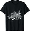 Eurofighter Aircraft Tshirt Airplane Blueprint TShirt
