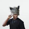 Plush Wolf Ear Hat for Halloween Party Winter Earflaps Hat Windproof Coldproof Unisex Headwear For Adult Teens Cosplay